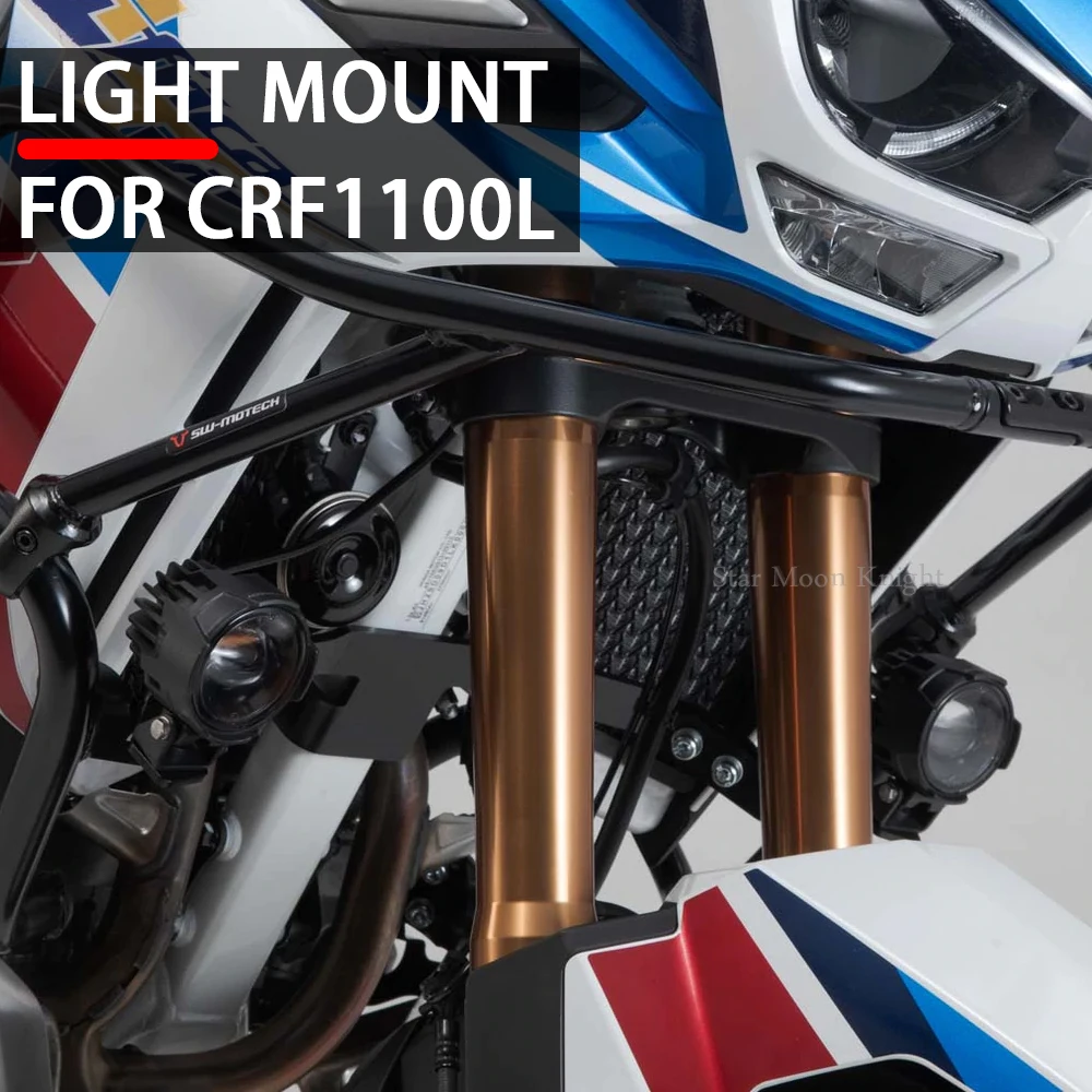 

For Honda CRF1100L CRF 1100 L Africa Twin Adventure Sports 2019- Auxiliary Light Mounting Brackets Driving Lamp Spotlight Holder