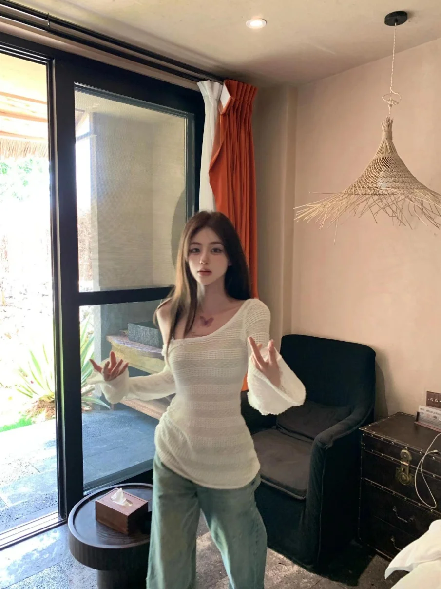 Белые Полые солнцезащитные козырьки Sakurada Wheatlife новинка свободные тонкие