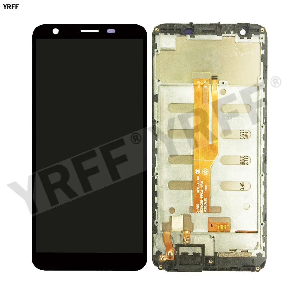for oukitel c11 with frame lcd screens for oukitel c11 lcd display touch screen digitizer assembly phone replacement parts free global shipping