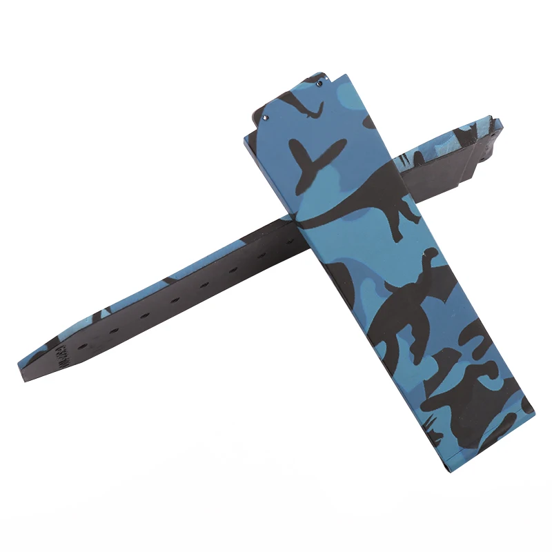 Watch accessories for Hublot silicone camo strap Big Bang series waterproof rubber wristband 25*17mm unisex