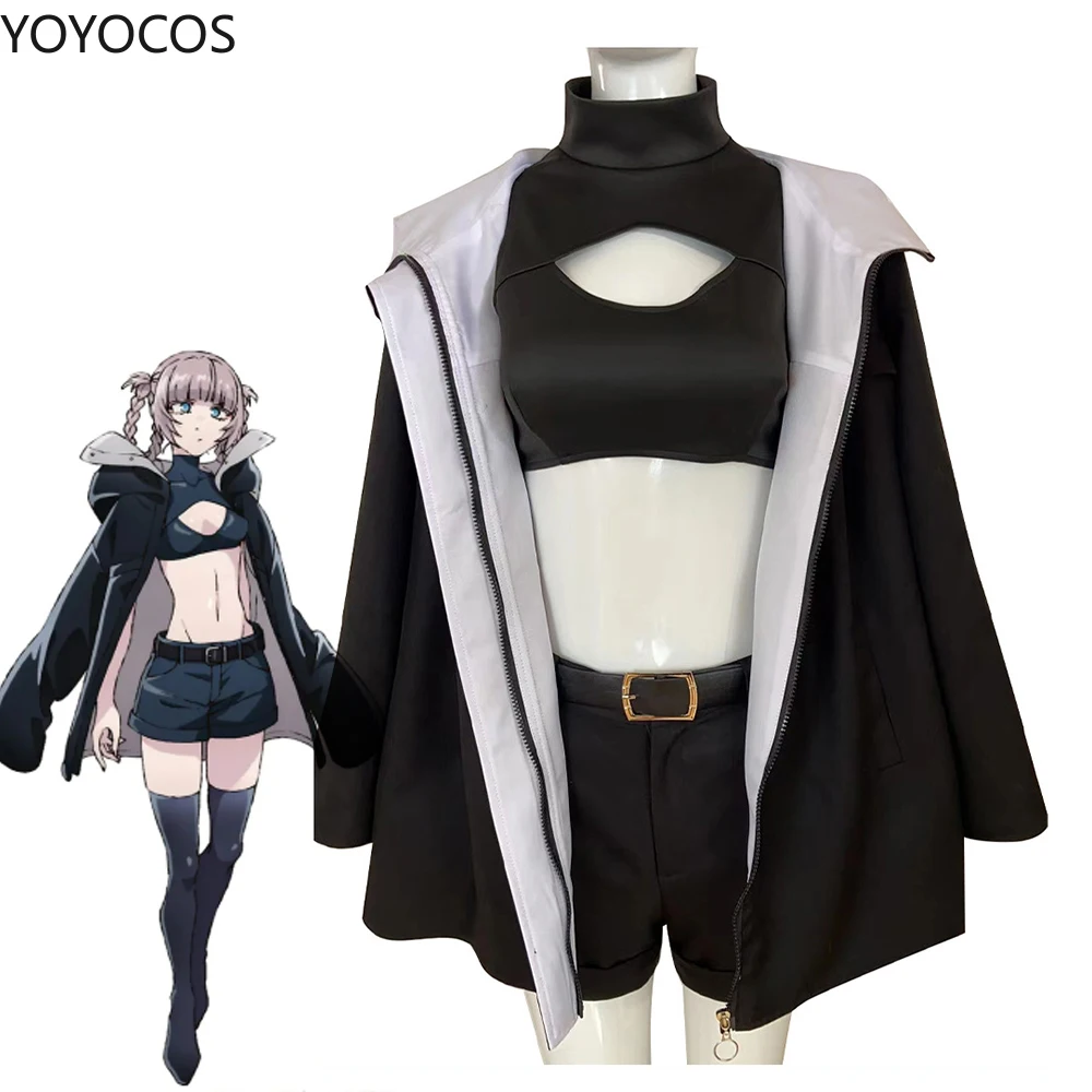 

Женский костюм для косплея YOYOCOS Nanakusa Nazuna, черный костюм из парика вампира на Хэллоуин с надписью «Call of the Night»