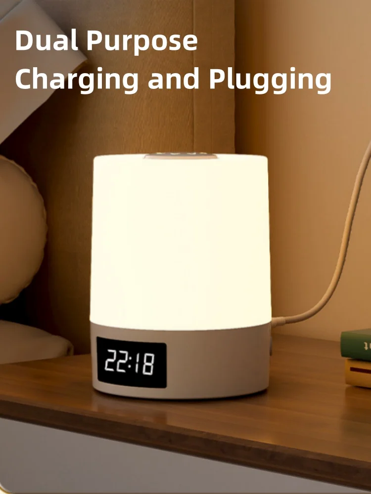 

Сенсорный ночник с часами