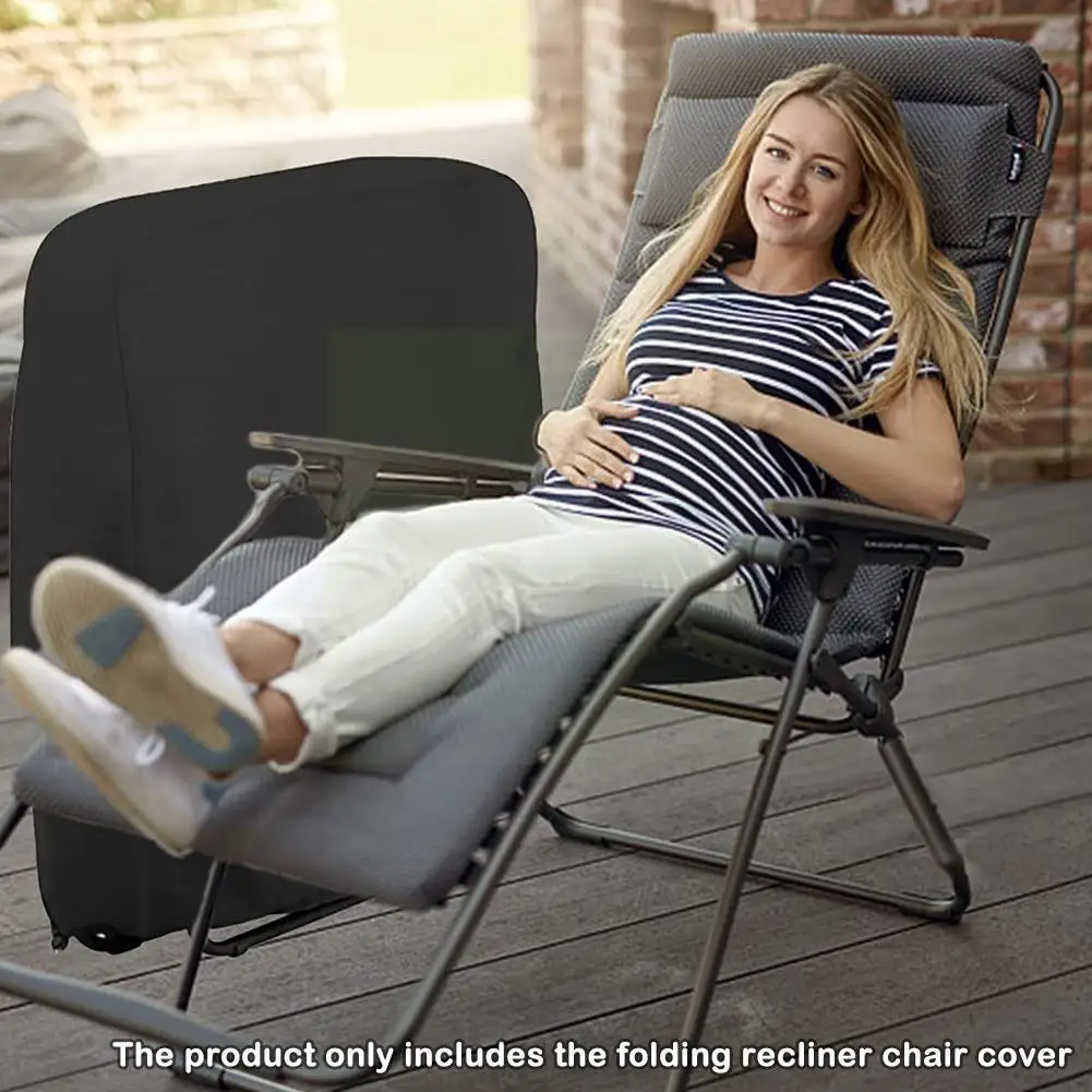 

Outdoor Folding Chair Storage 210d Dustproof And Rainproof Sunscreen Cover High-quality And Cloth Oxford Dirt-resistant D1q2
