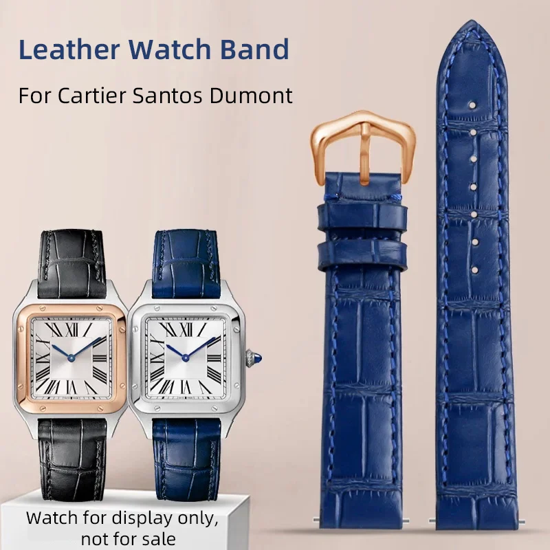 Быстросъемный кожаный ремешок 15 5 мм 17 для Картье Сантоса 38 маленький средний