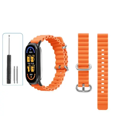 Силиконовый ремешок Ocean для Xiaomi Mi Band 8