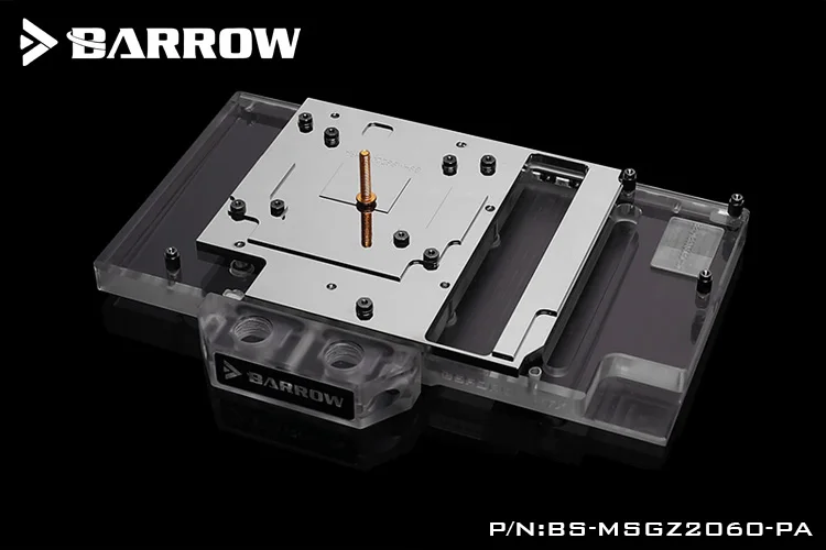 BARROW водяной блок для MSI RTX2060 GAMING Z 6G / RTX2060/2070 VENTUS /6G OC/полная крышка графического