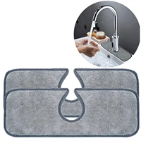kitchen sink splash mat faucet counter absorbent mat sink splash guard microfiber water drying pad for kitchen bathroom