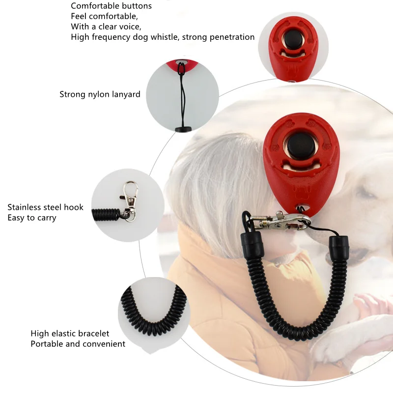 1 шт. тренировочный кликер для собак и кошек Новый клик инструмент портативный