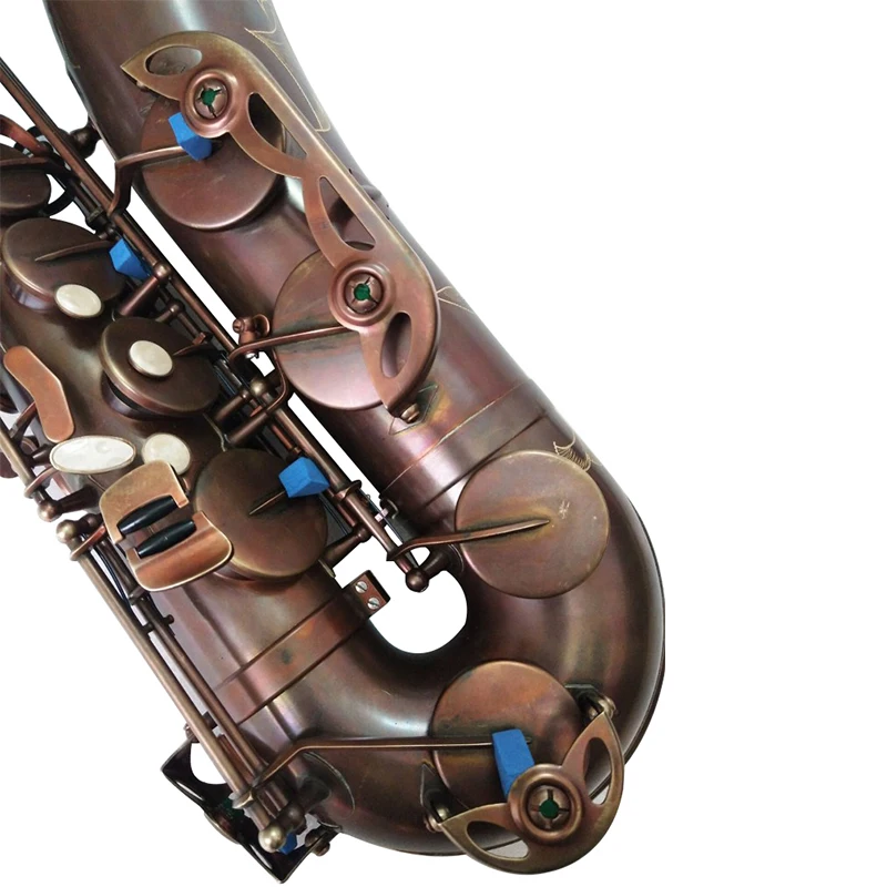 Античная медь 95% копия Mark v1 структура модели Bb профессиональный тенор-саксофон