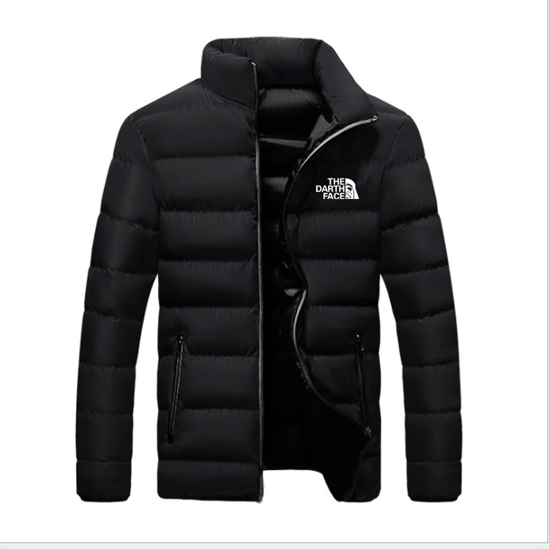 Winter Jacket Men's Fashion Stand Collar Men's Parker Jacket Men's Zipper Padded Jacket Men's Jacketacket