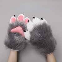plush fursuit animal claws cosplay clothing accessories animal accessories gloves