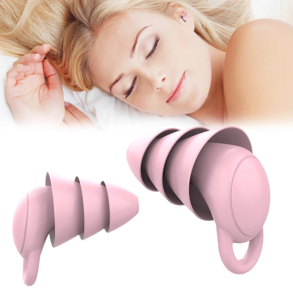 

Ушные вкладыши для сна, силиконовые звуконепроницаемые вкладыши, шумоподавляющий фильтр для ушей, затычки для ушей из Мягкого Пенопласта, з...