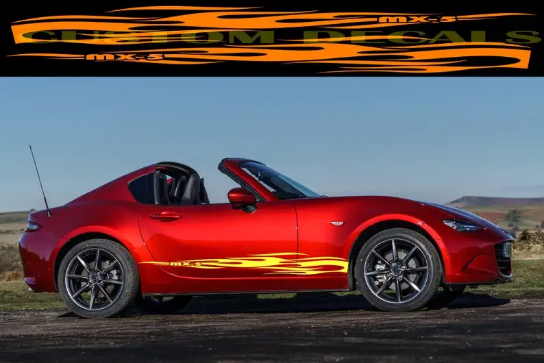 

Виниловая наклейка на боковую дверь, наклейка, совместимая с Mazda MX-5