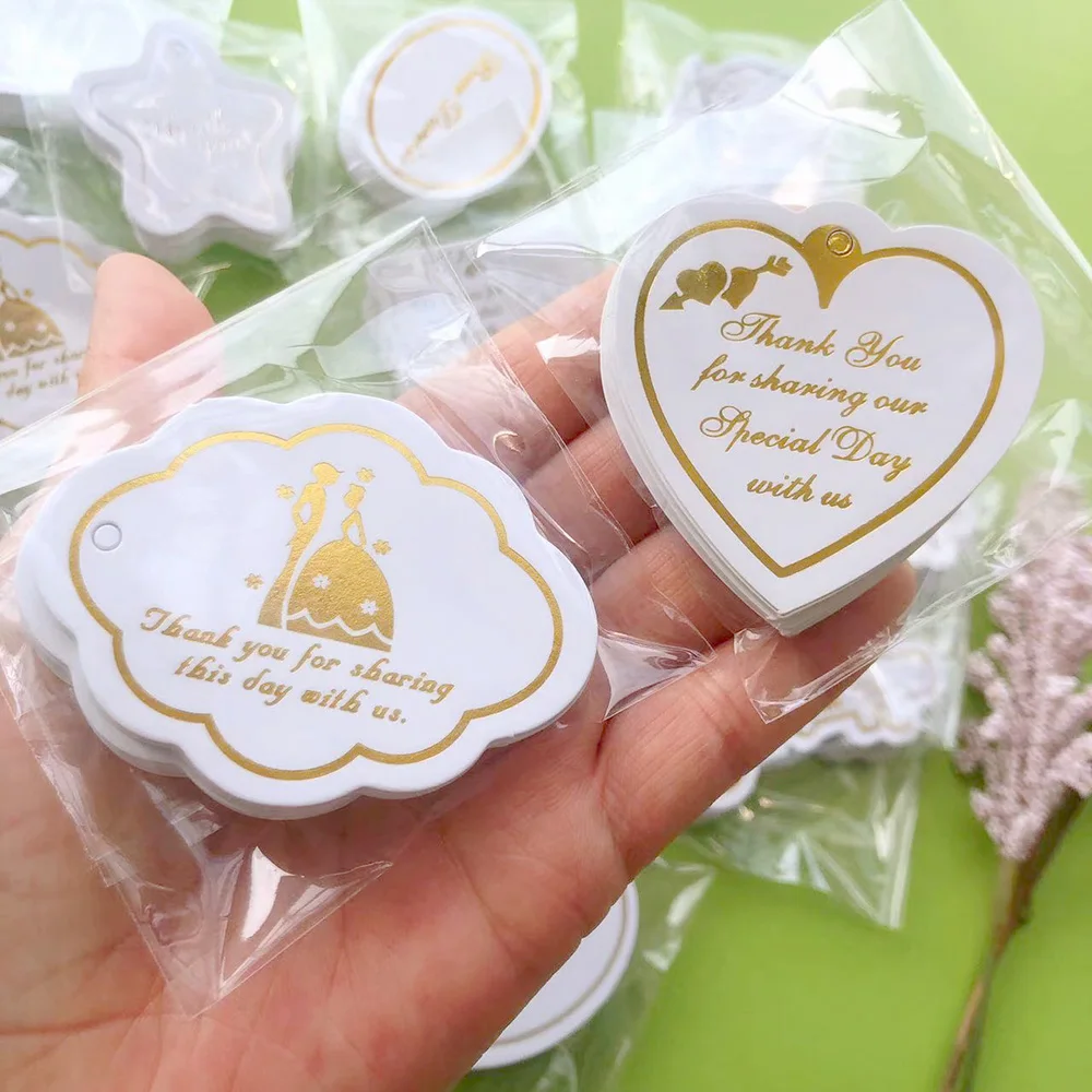 50 шт. открытки с благодарностью для свадебного украшения столы центральные