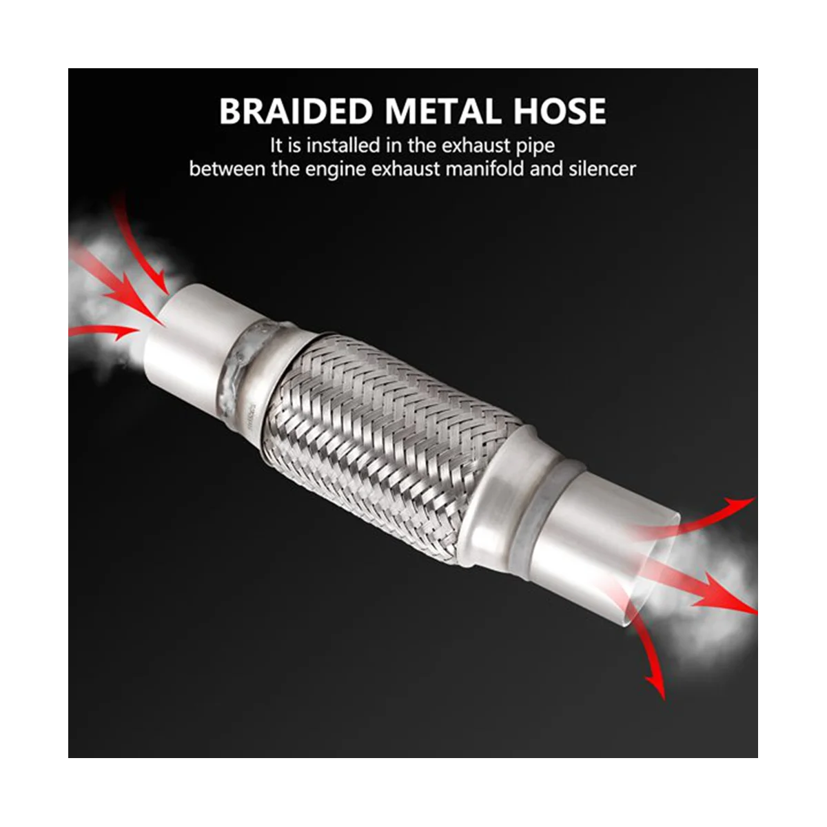 

2 шт., двойная оплетка из нержавеющей стали