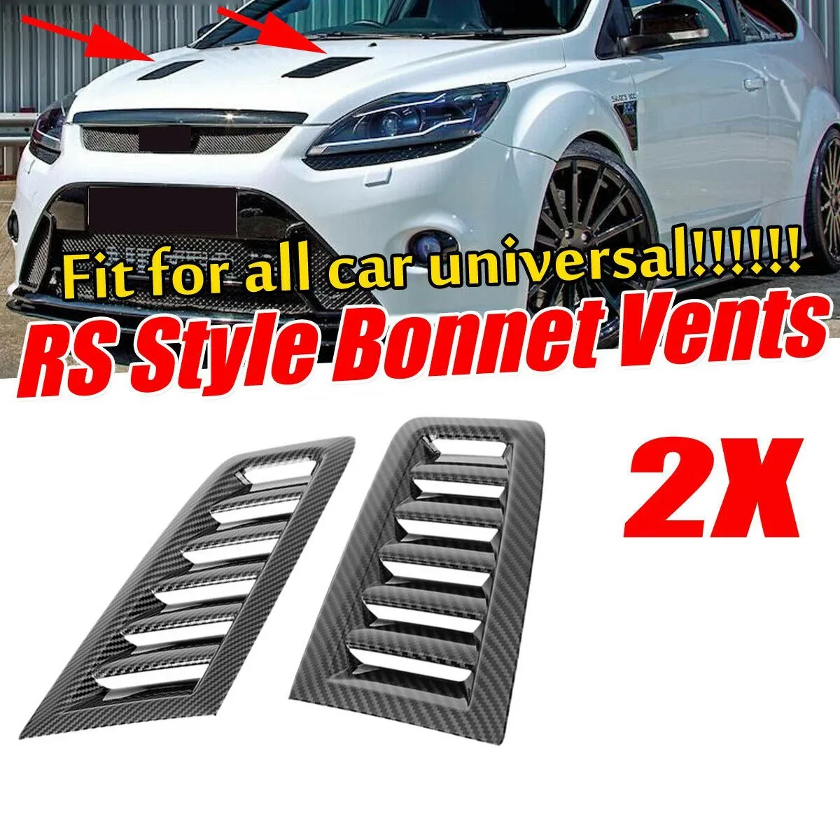 Передний капот автомобиля Вентиляционные отверстия капота воздуховыпускное