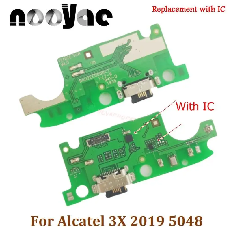 Зарядное устройство с микрофоном и отслеживанием для Alcatel 3X 2019 5048 5048U 5048Y порт