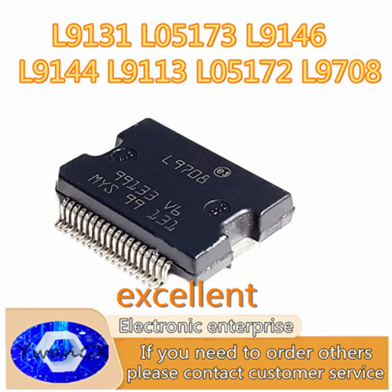 

semiconductor IC L9131 L05173 L9146 L9144 L9113 L05172 L9708 SMD 1PCS