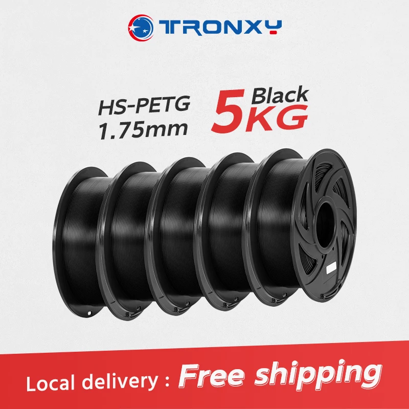 Фото Высокоскоростной филамент Tronxy для 3D-принтеров, PLA/PETG, 5 кг/12 кг, пластиковый филамент для 3D-печати №3