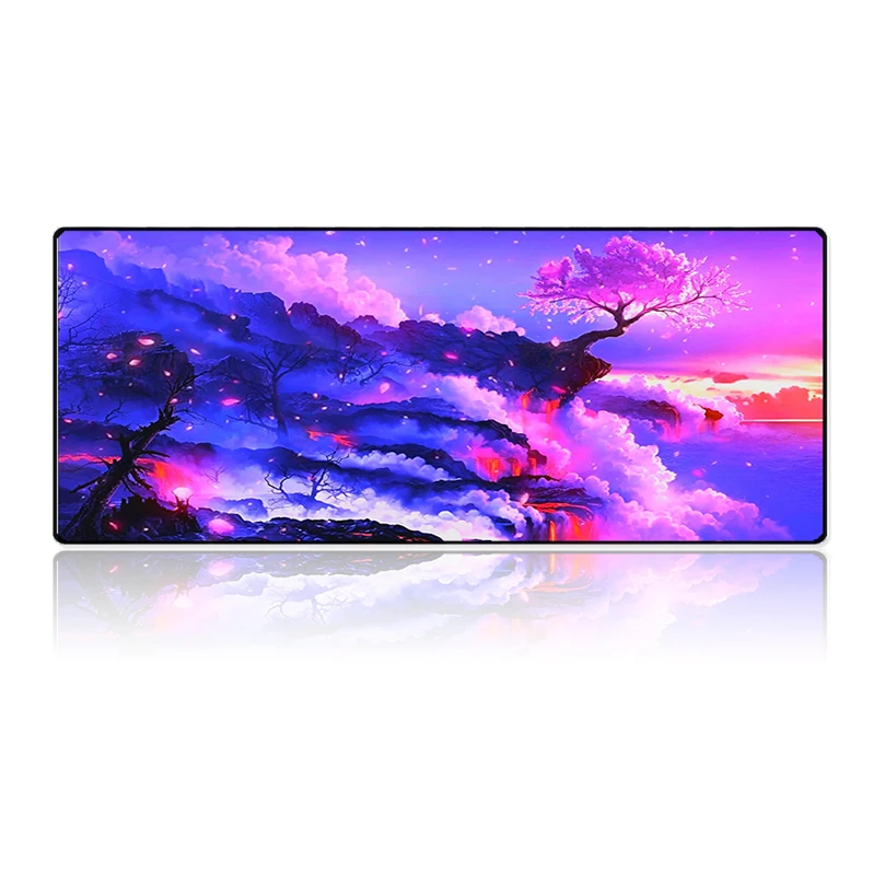 

Cherry Blossoms Gaming Mousepad Anime Mouse Pad Deskmat Pc Accessories Rubber Mat Desk Protector Kawaii Extended Mause Pads Xxl