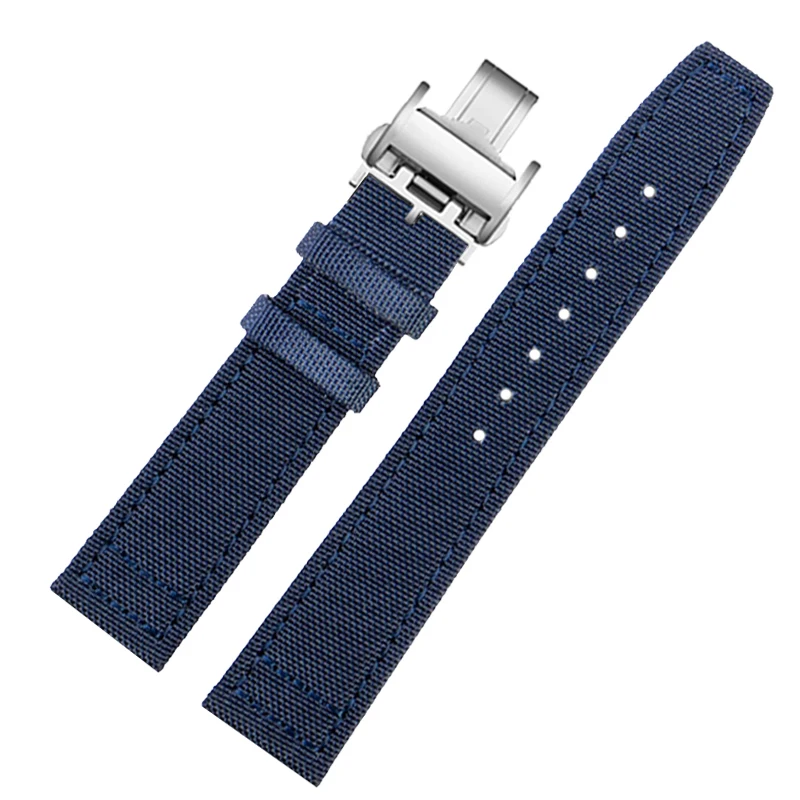 For Longines pioneer Sports series watchband L3.810/L3.820 sport canvas strap 20mm 21mm 22mm For Men leather bottom Accessories