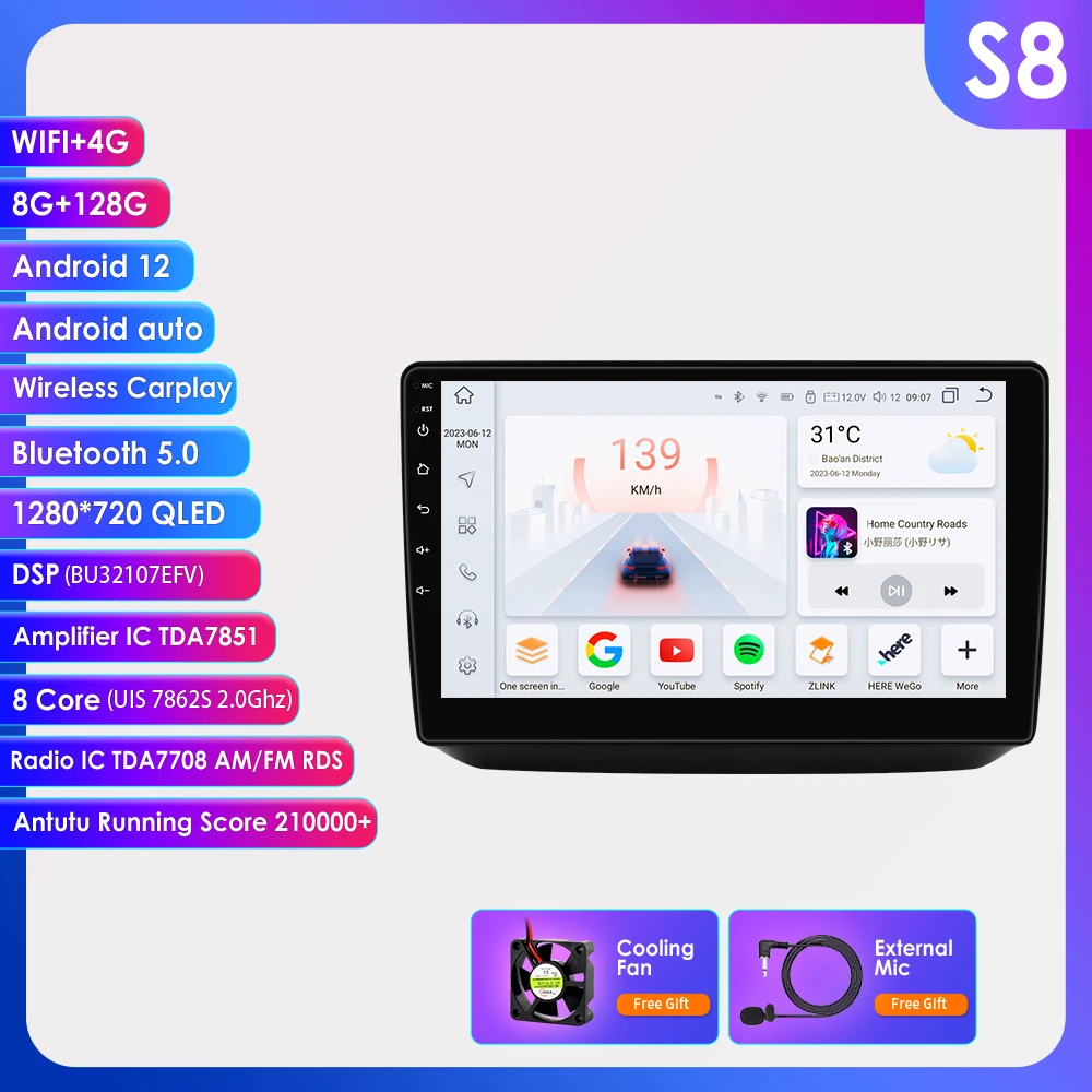 

Автомобильная интеллектуальная система Hizpo для Skoda Fabia 2 2007 -2014 Android мультимедийный радиоплеер GPS-навигатор Автомагнитола для автомобиля