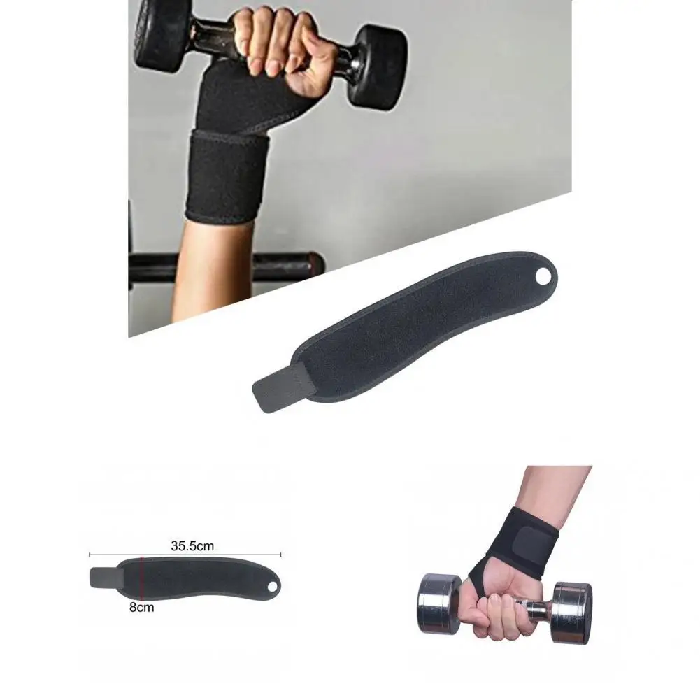 

Черные высококачественные Перчатки для фитнеса без пальцев регулируемая поддержка запястья высокая прочность при артрите