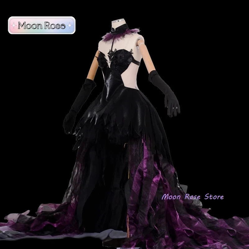 Homuras Akemi аниме косплей костюм нарядное платье богини Puella Magi Madoka Magica Walpurgis nacht