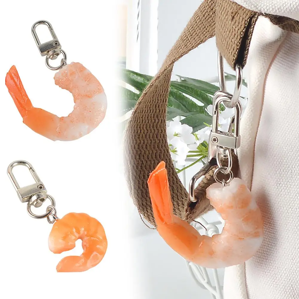 

Цепочка для ключей с имитацией креветки, из ПВХ