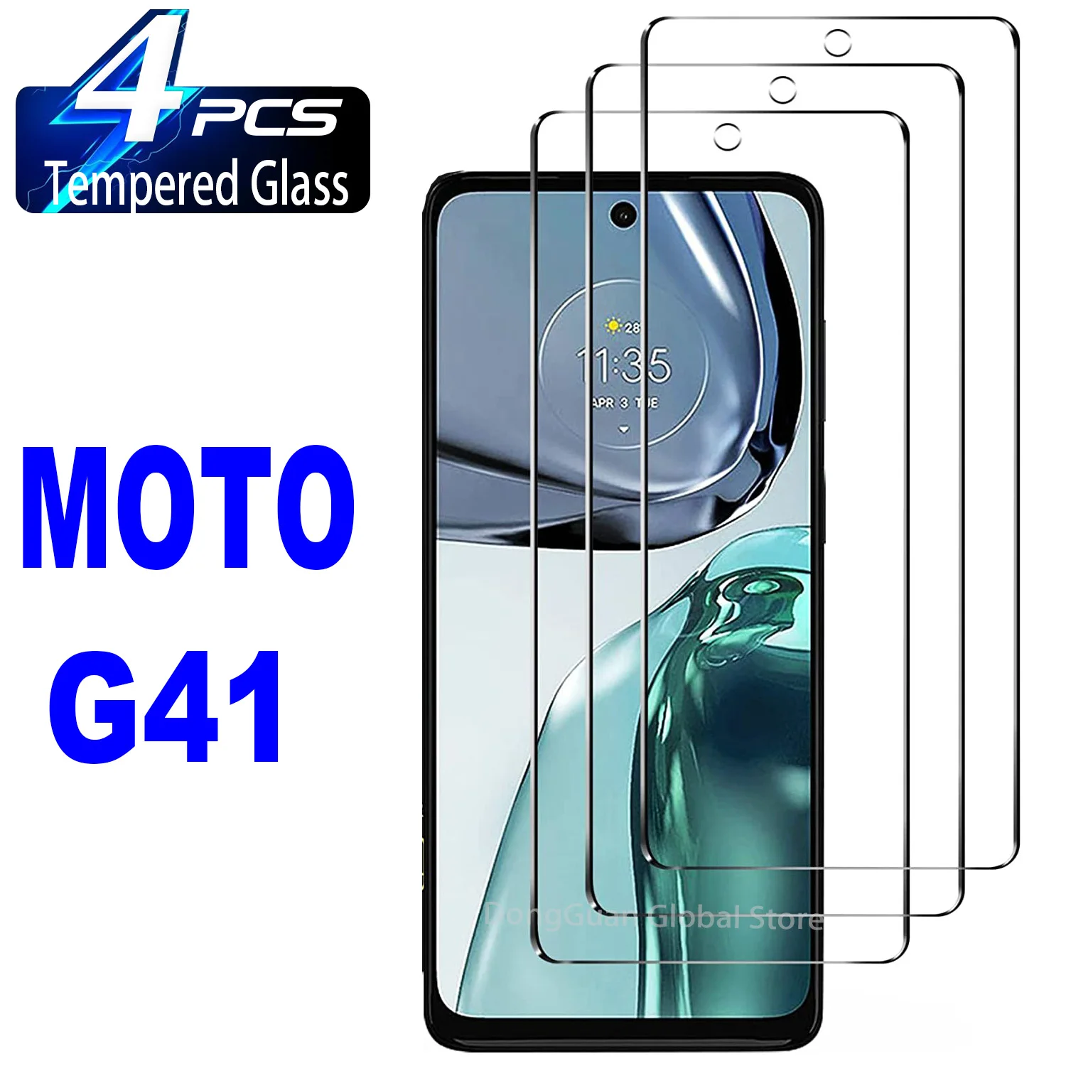 

2/4Pcs Tempered Glass For Motorola Moto G41 Screen Protector Glass Film