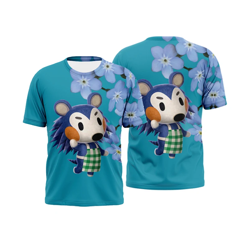 

2021 Harajuku 3D printing anime cartoon pattern fashion casual short-sleeved O-neck shirt men's and women's children's T-shirts