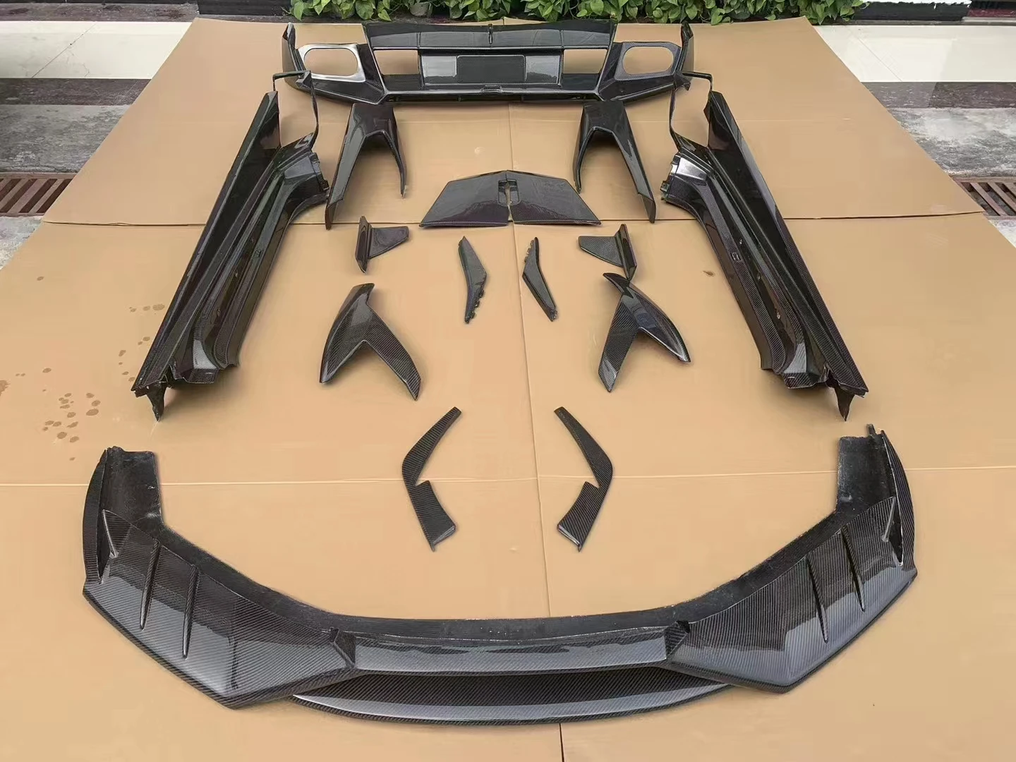 MSY LP610 LP580 Передняя губа из углеродного волокна боковая юбка задний диффузор