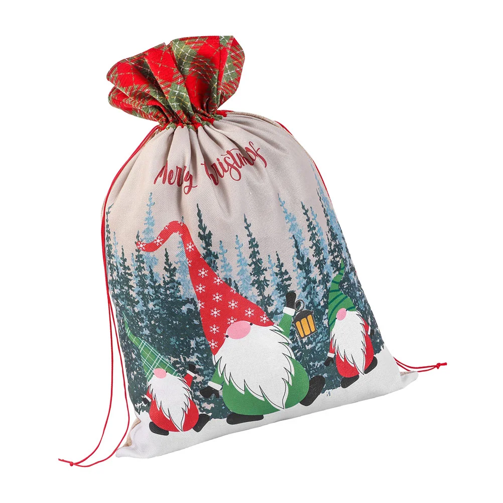 

1Pc Christmas Festival Gnome Pattern Gift Xmas Tree Pattern Present