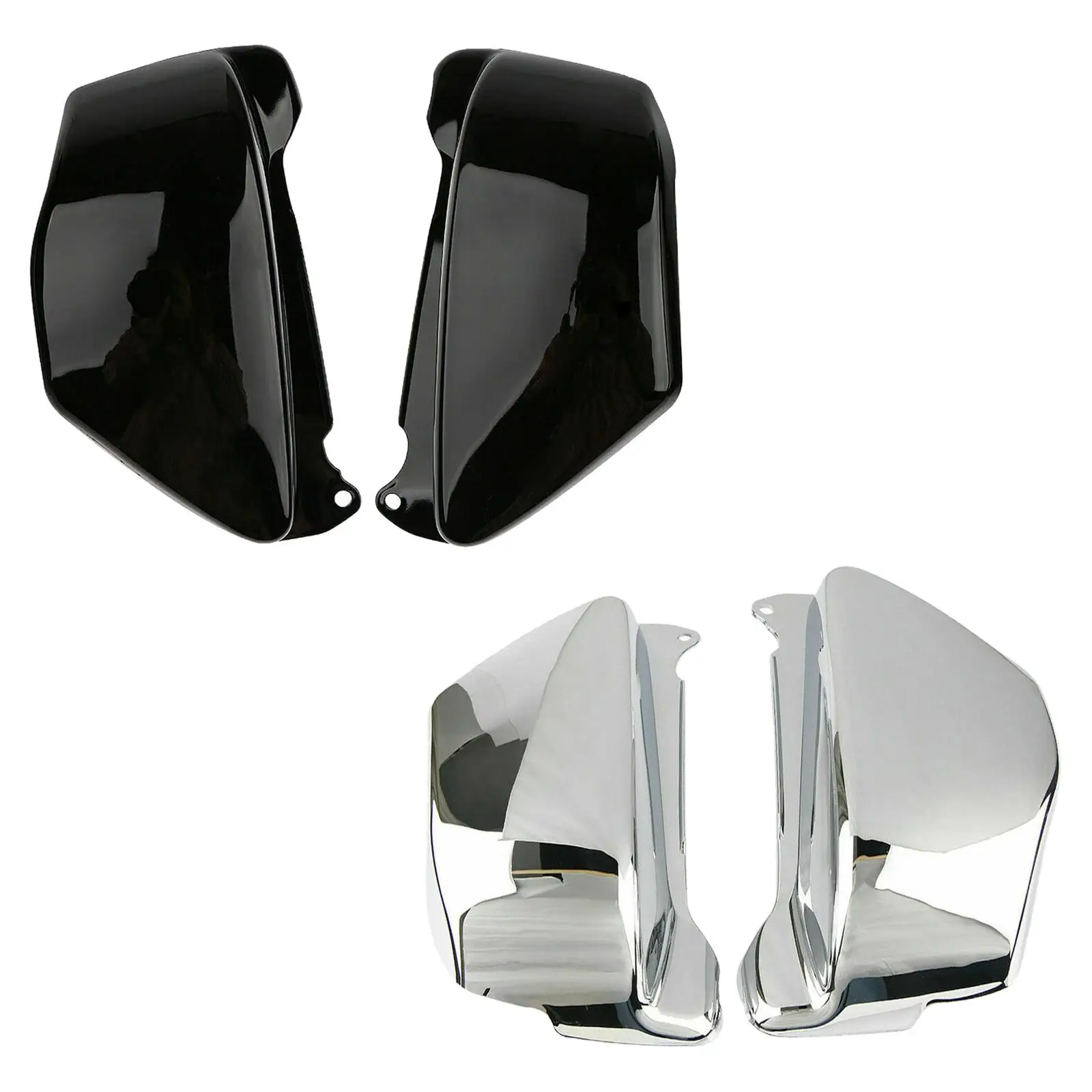 

2Pcs Battery Side Fairing Cover Chrome L and R Fit for Honda Vf750