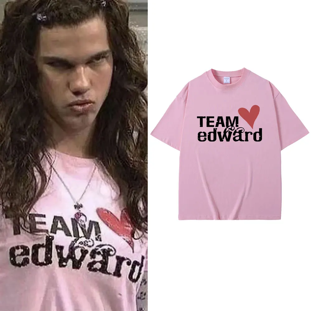 Футболка унисекс хлопковая оверсайз в стиле Сумерки с эмблемой Эдварда