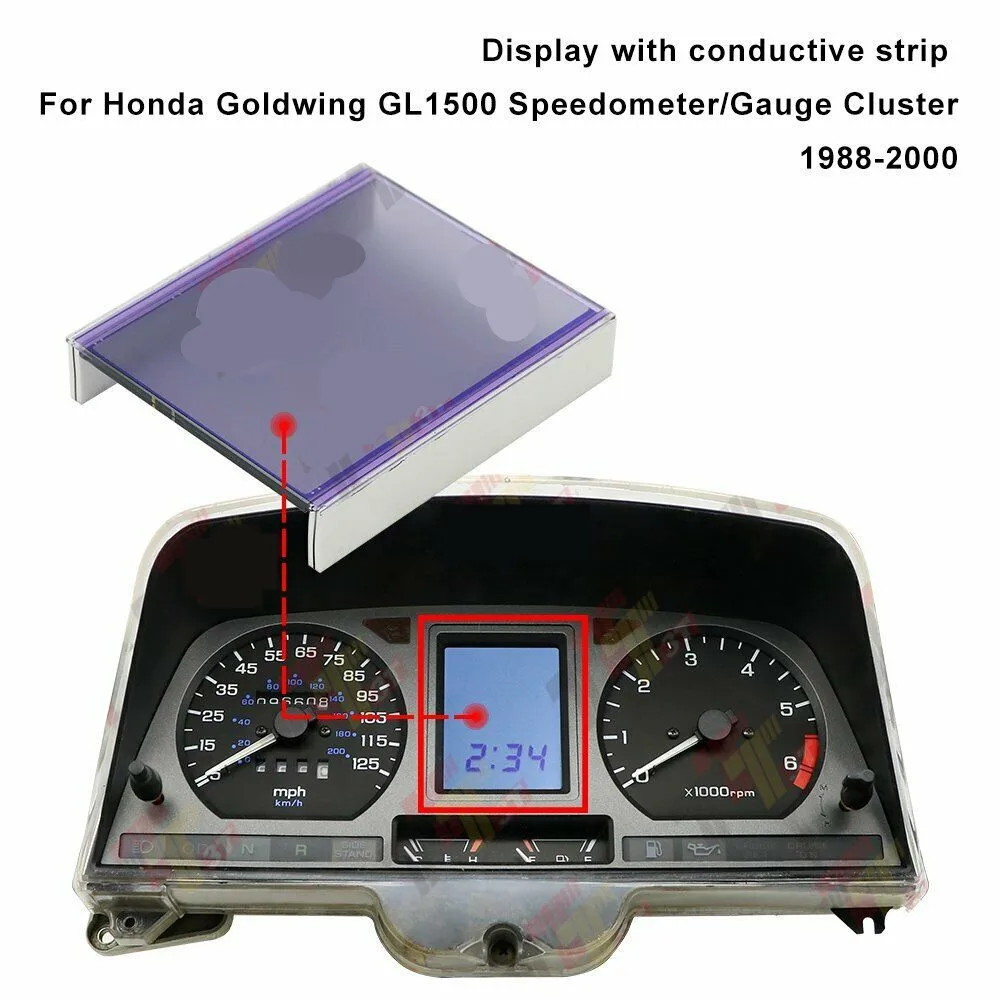 Мотоциклетный скутер комбинация инструментов ЖК-дисплей стекло для Honda Goldwing Gold