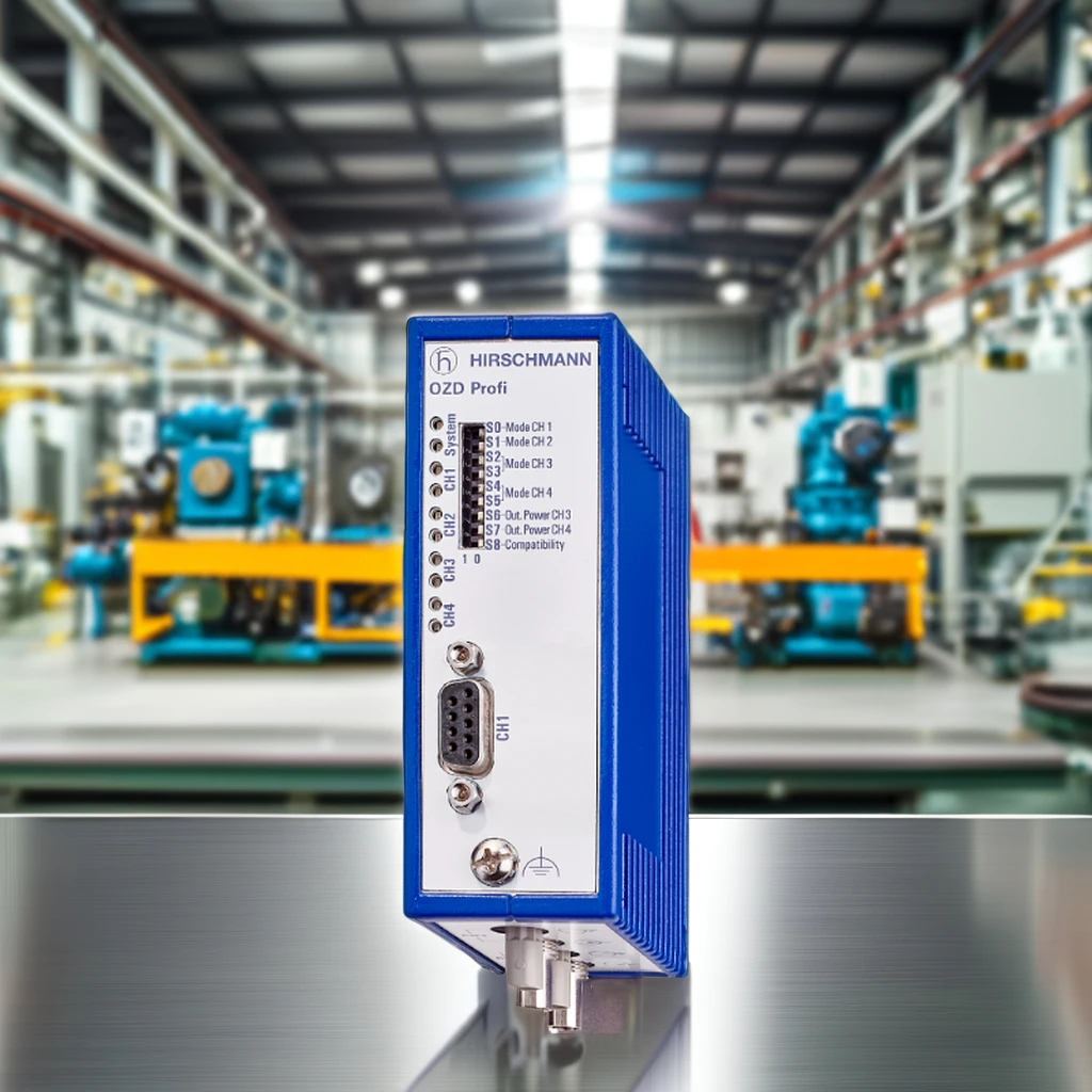Фото Hirschmann OZD Profi 12M G12-1300 Интерфейсный преобразователь Электрический/оптический для сетей с полевыми шинами PROFIBUS №5