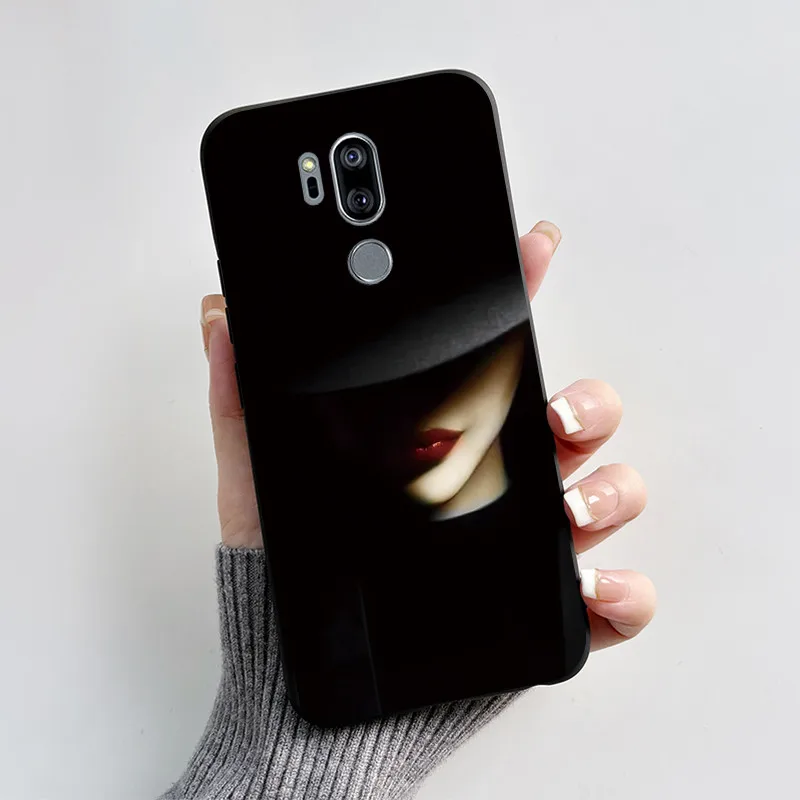6 1 дюйма яркий противоударный бампер для LG G7 с милыми рисунками в виде сердечек и