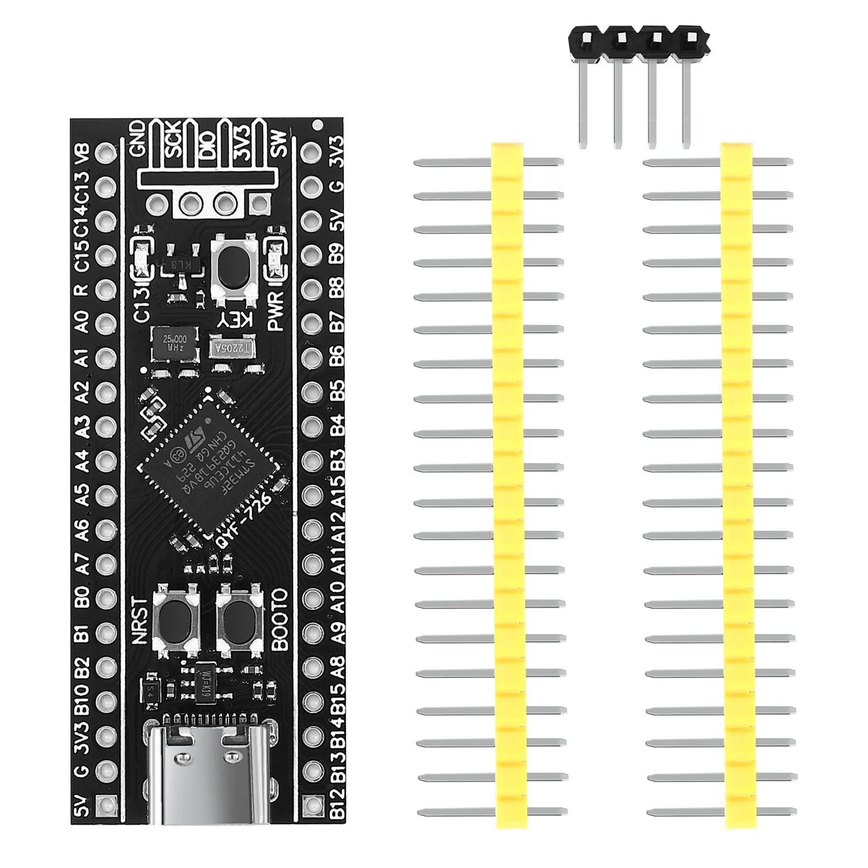 

Плата разработки STM32F411, плата обучения STM32F411CEU6 STM32F4, Поддержка программирования MicroPython/Arduino