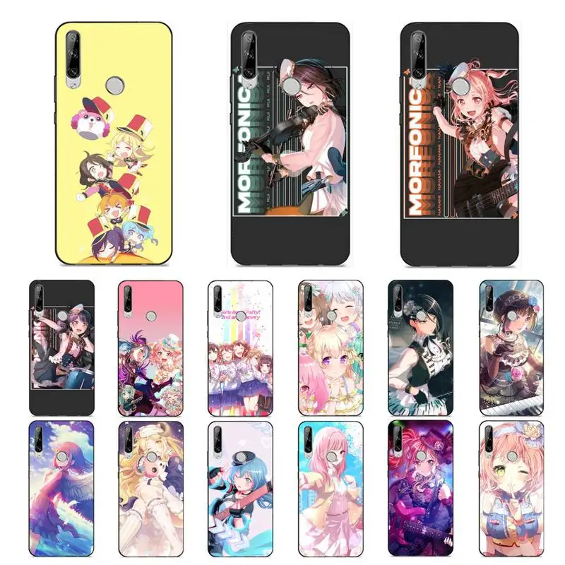 

FHNBLJ Anime BanG Dream Phone Case for Huawei Y 6 9 7 5 8s prime 2019 2018 enjoy 7 plus