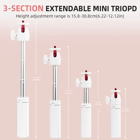 Мини-штатив TENENELE белый для GoPro/Insta360