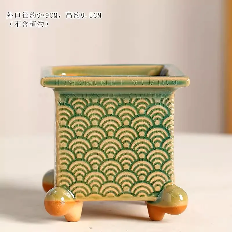 

Керамический цветочный горшок для бонсай