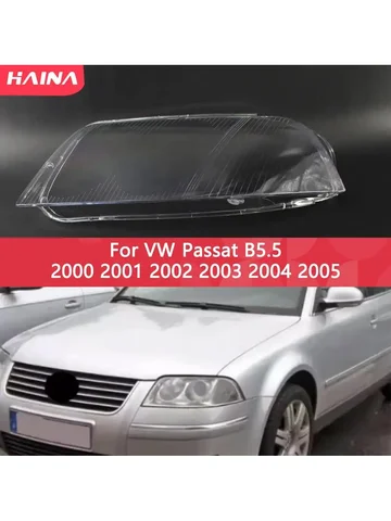 Автомобильная передняя фара, чехол для фары для VW Passat B5.5 2000 2001 2002 2003 2004 2005, прозрачный автомобильный абажур