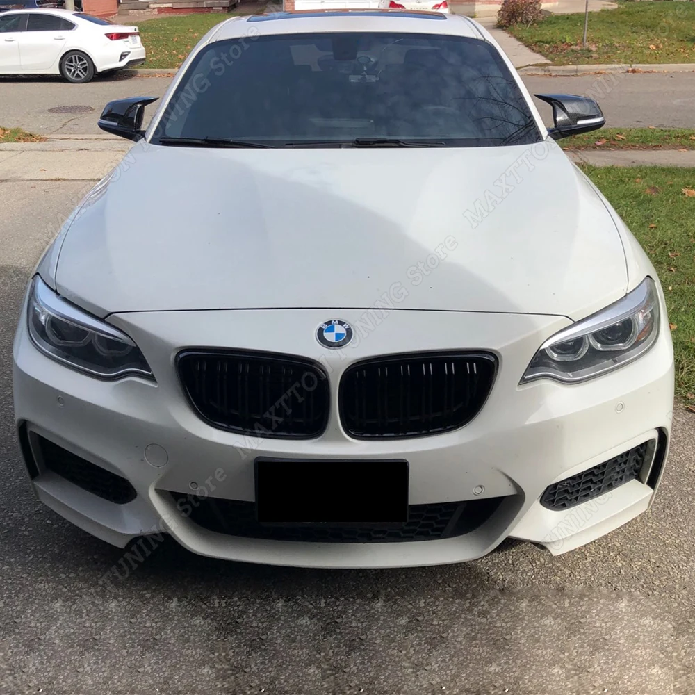 Передний бампер, решетка радиатора для Bmw 2 серии F22 F23 218i 218d 220i 220d 225d M235i F87 M2, сменная деталь с двойной линией радиатора