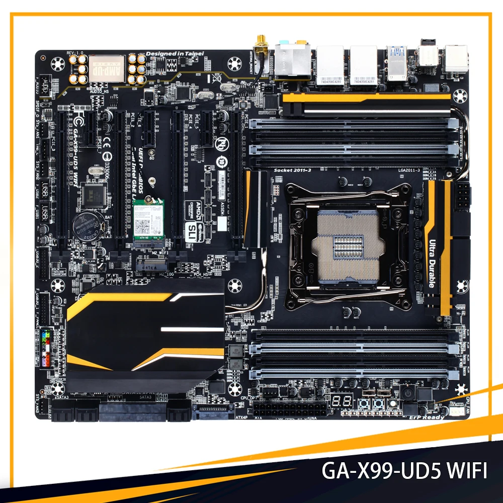 

X99 GA-X99-UD5 WIFI For Gigabyte X99-UD5 WIFI LGA 2011-V3 DDR4 64GB PCI-E 3.0 ATX Desktop Motherboard High Quality Fast Ship