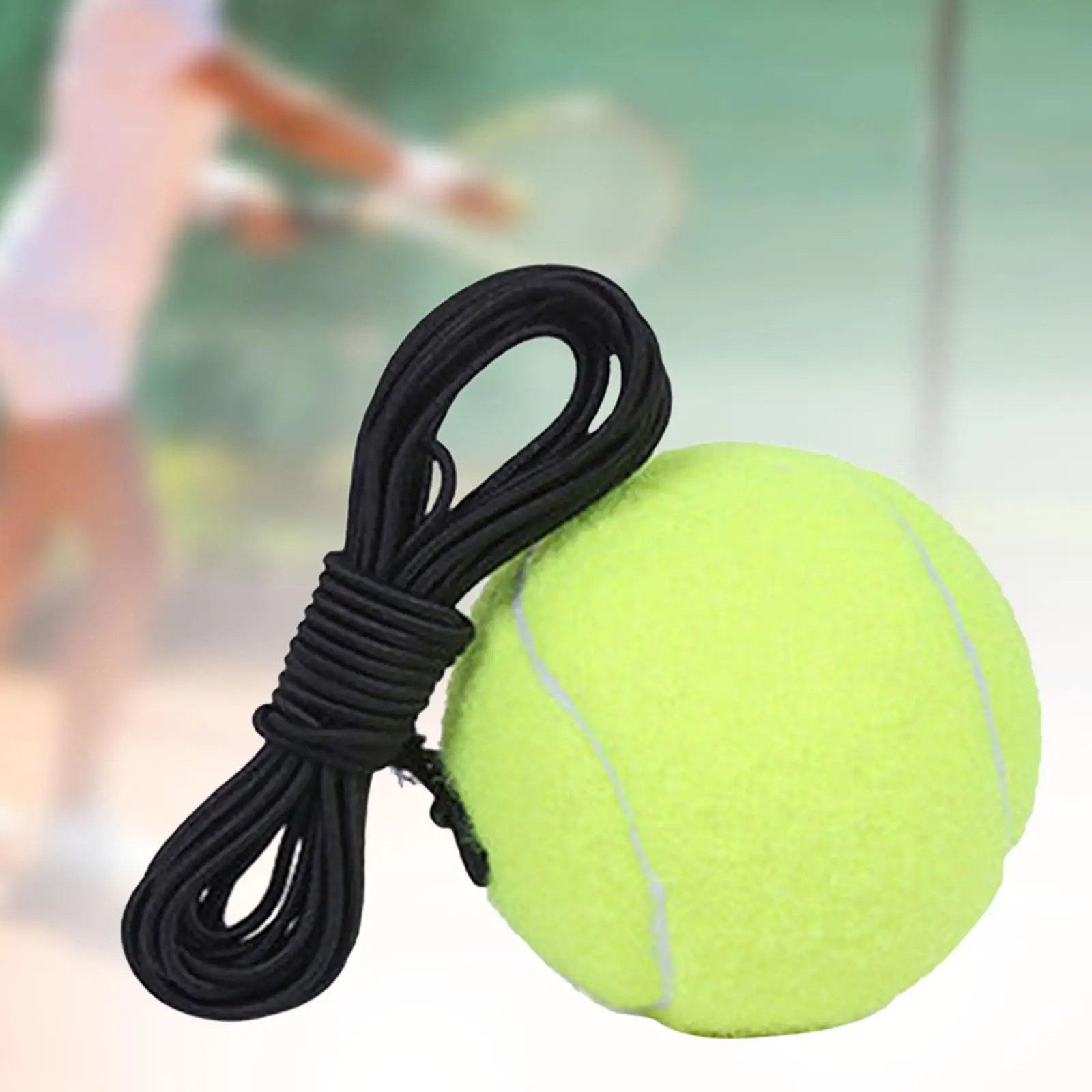 

Tennis Trainer Ball with String Singles Balls Accessories Teaching Aid Tennis Ball Rebounder String for Kids Replacement