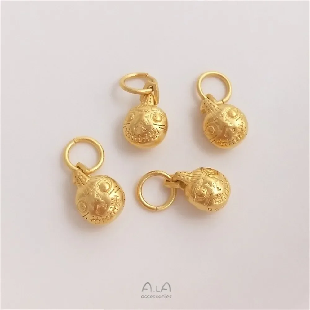 Золотой рос ласточка золотой зверь браслет кулон горящая синяя ручная веревка