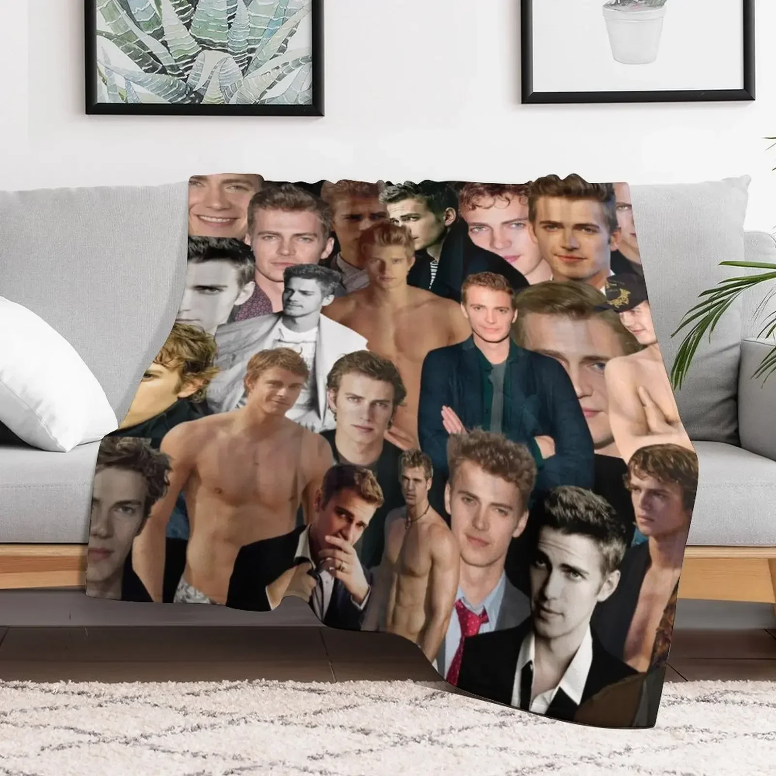 Hayden Christensen фотоколлаж мягкий плед