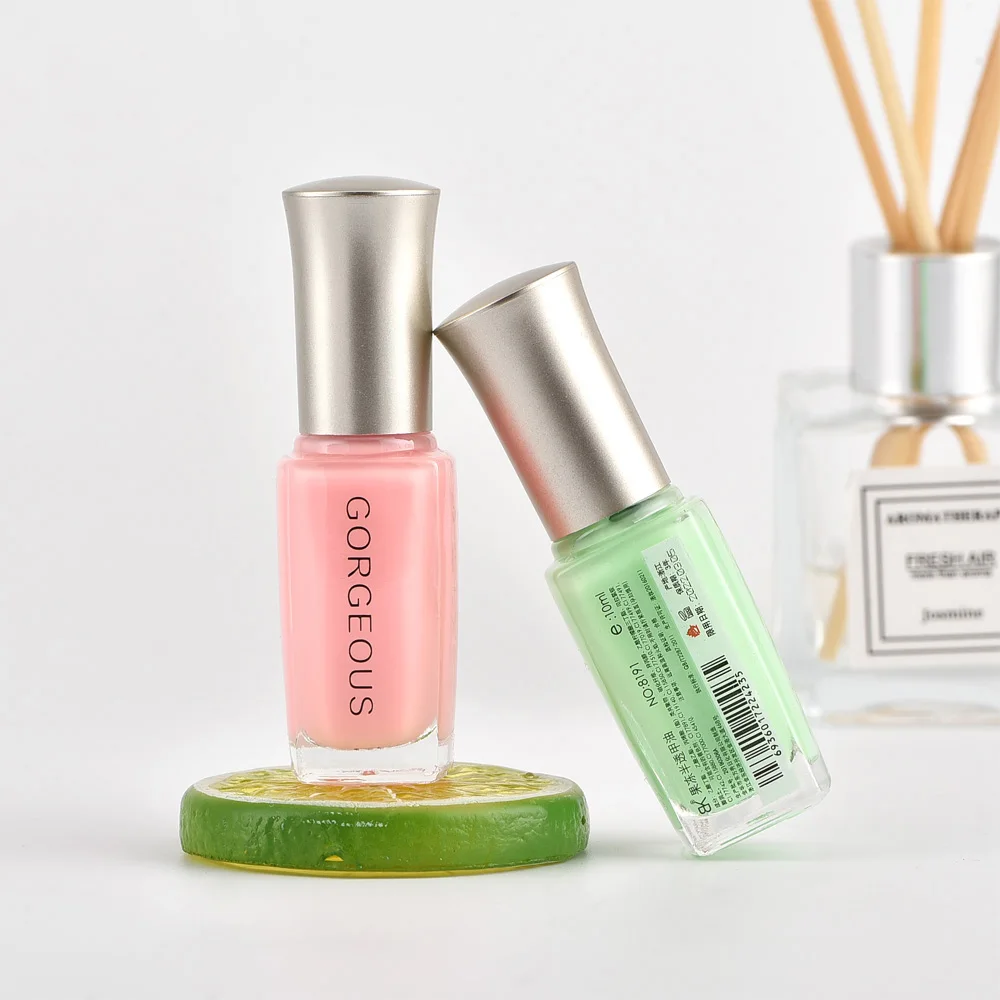 

Полупрозрачный лак для ногтей, полупрозрачный гель, Быстросохнущий прозрачный лак, 10 мл, неизолированный сахарный цвет, экологически чисты...