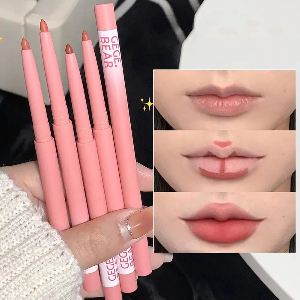 Tick Waterproof Pencil Long Cosmetics Lasting Lipstick L W6b